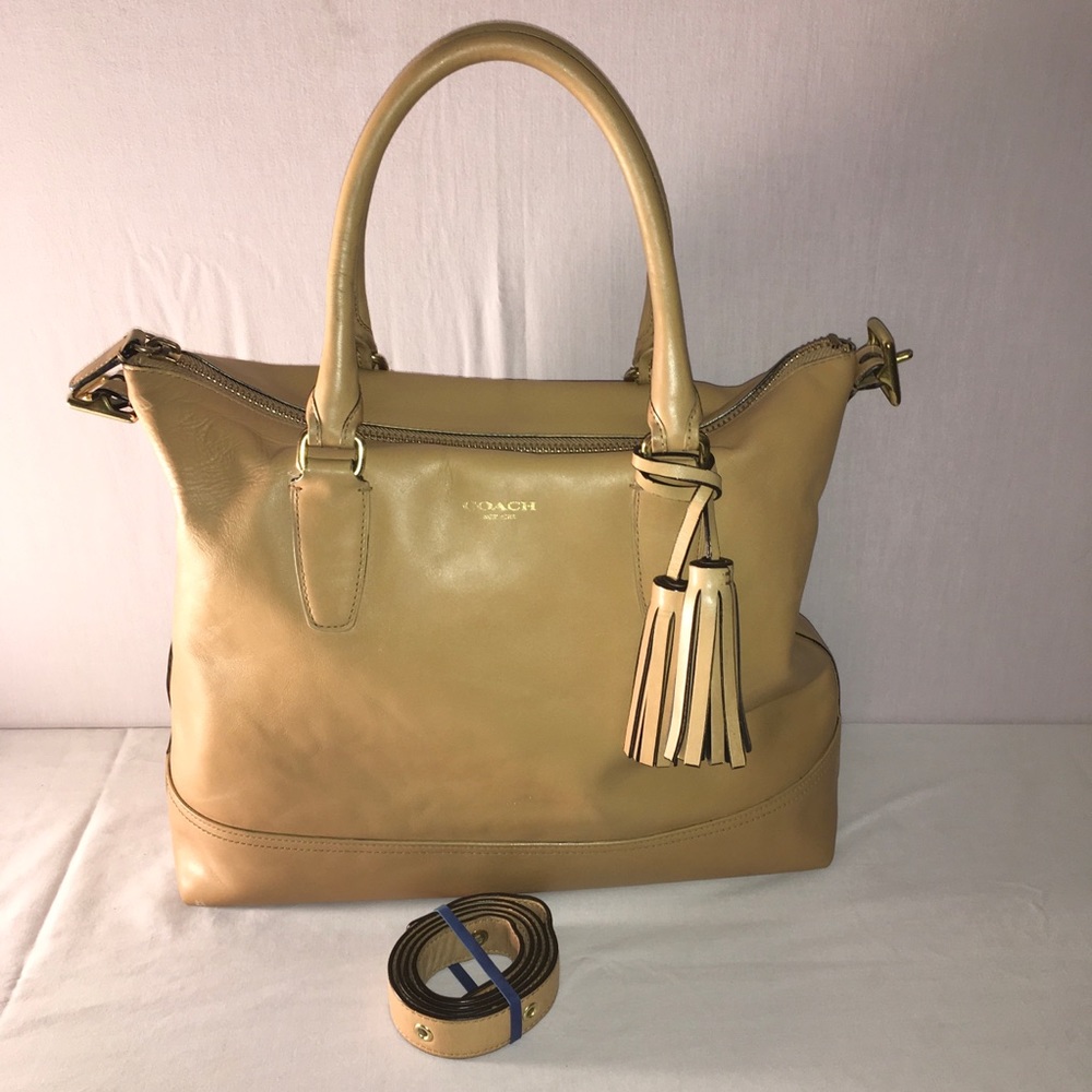 Coach Leather Rory Satchel